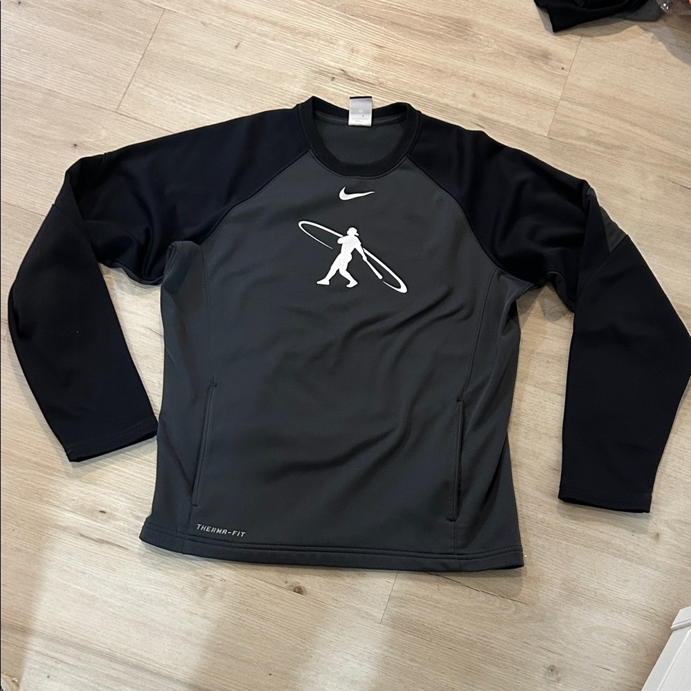 Nike Therma-fit swingman long sleeve black and grey